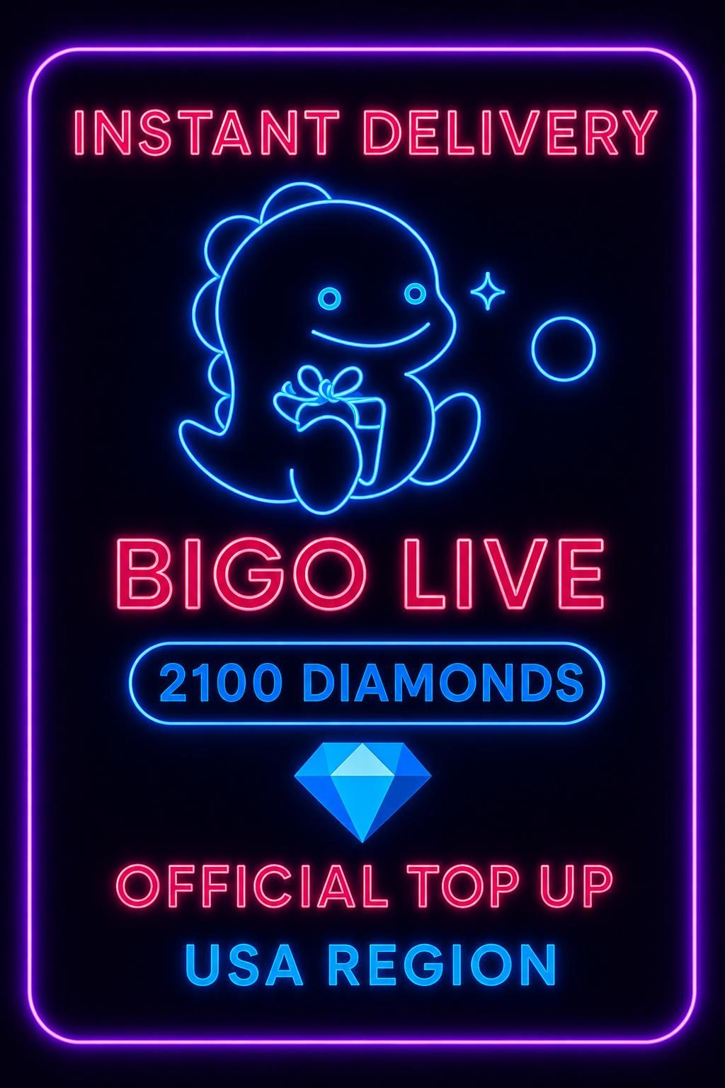 Bigo Live - 2100 Diamonds (Top-Up) (US)