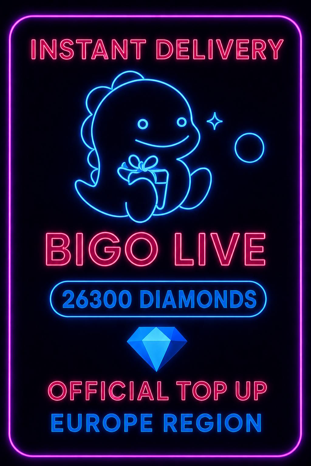 Bigo Live - 26300 Diamonds (Top-Up) (EU)