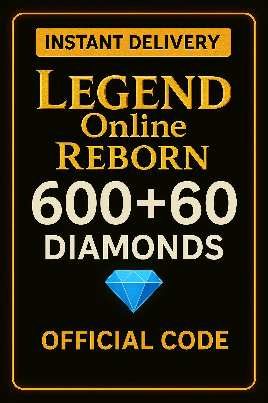 Legend Online 600 + 60 Reborn Elmas