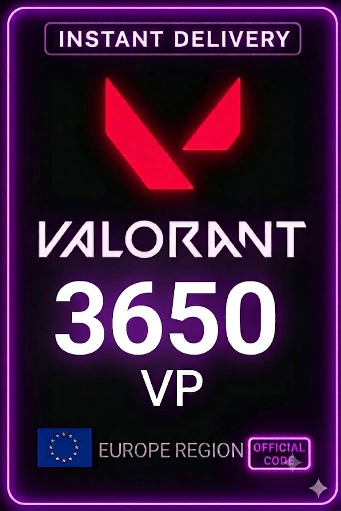 Valorant Points 35€ - 3650 VP (EU Server)