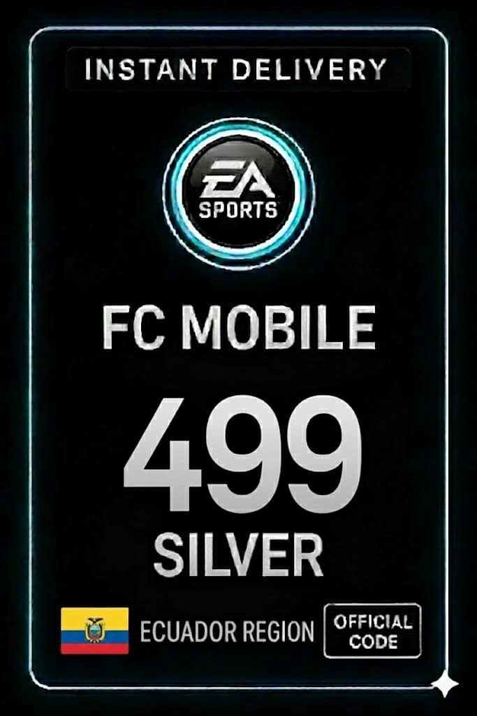 FC Mobile 499 արծաթ Նվեր Քարտ - Էքվադոր