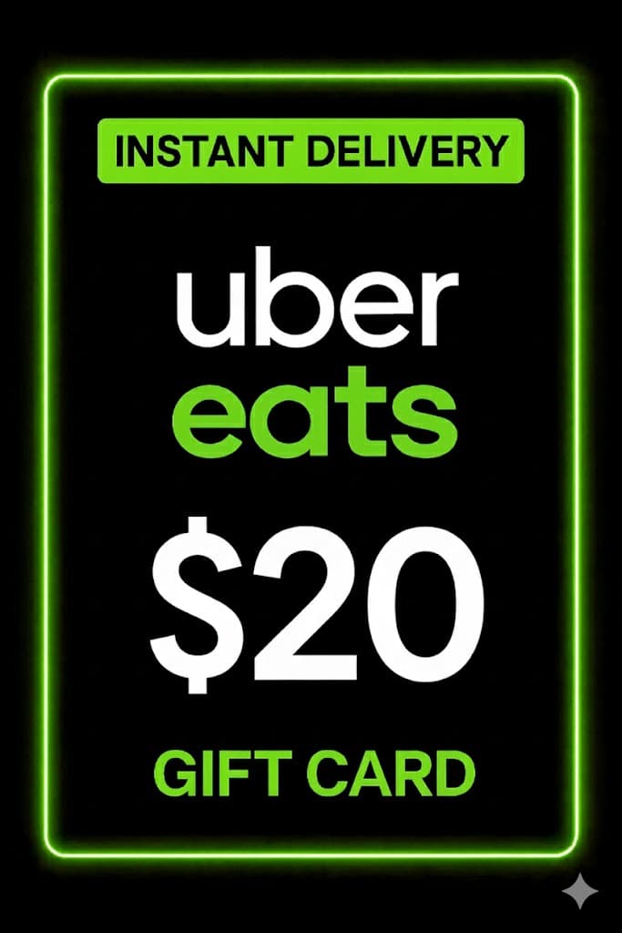 Uber Eats Gift Card - 20$ (USA)