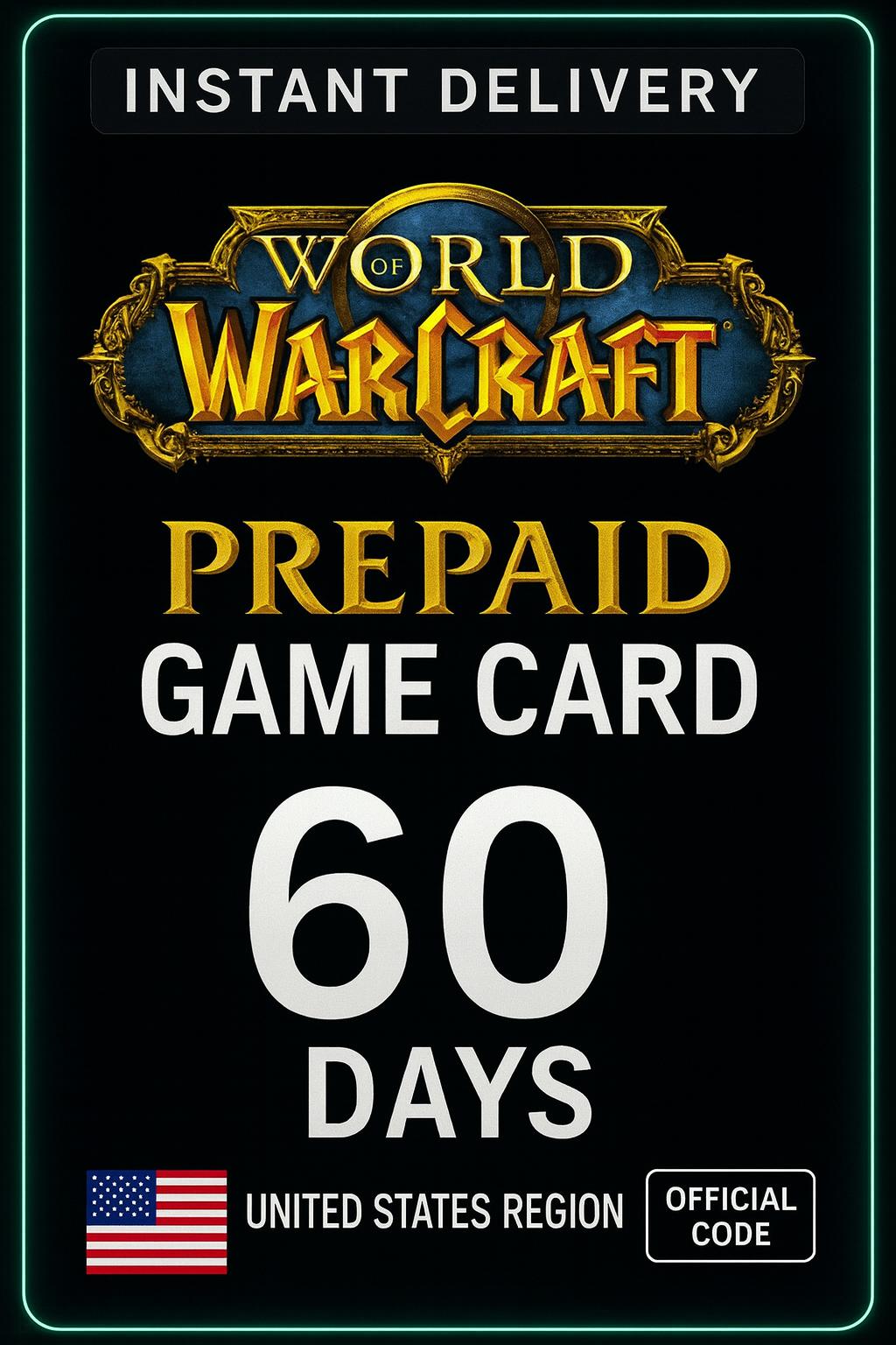 60 Days of Game Time - World of Warcraft (US)