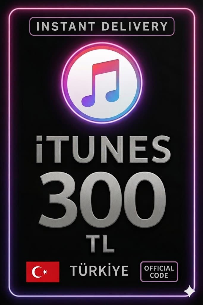 iTunes Hediye Kartı 300 TL Bakiye