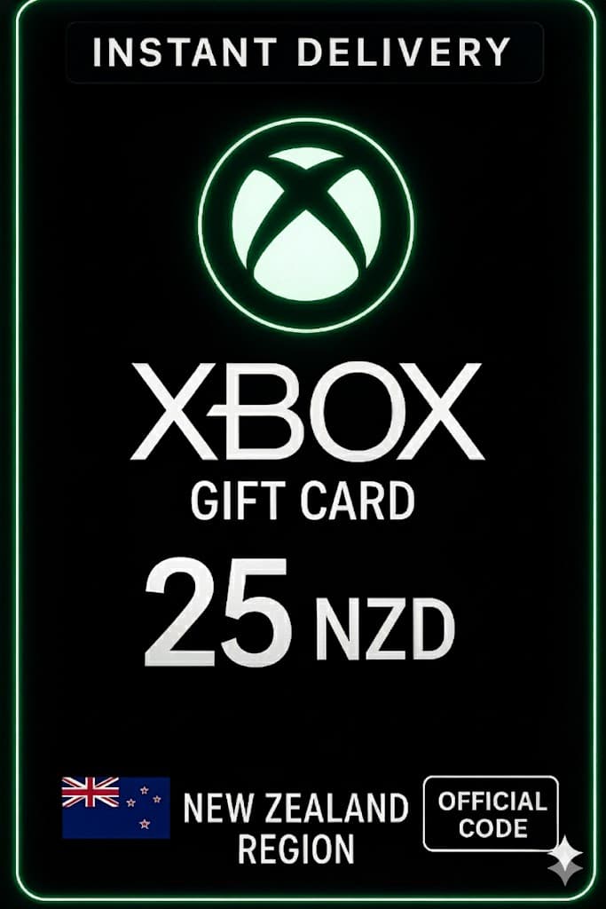 XBOX Live Kartı Yeni Zelandiya - 25 NZD