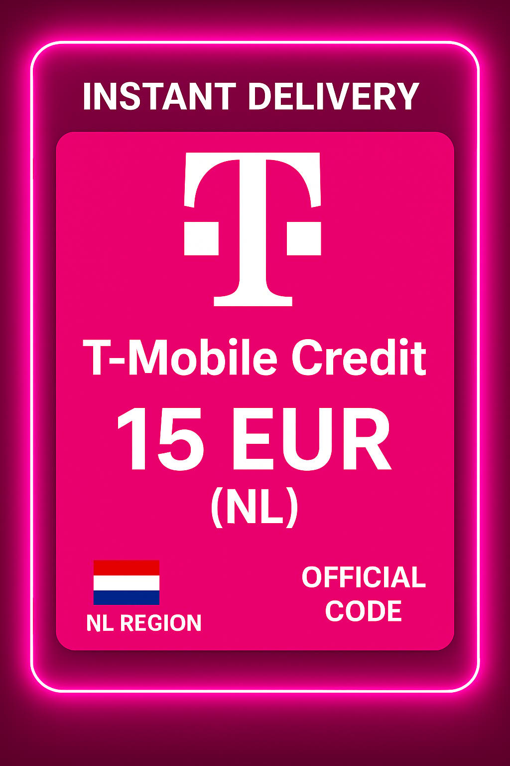 T-Mobile אשראי - 15 EUR (NL)