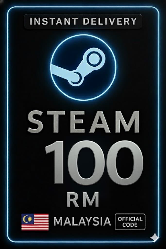 รหัสกระเป๋าสตางค์ Steam มาเลเซีย RM100