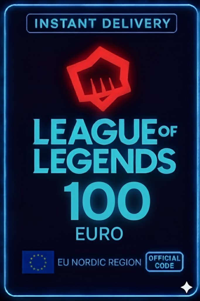Riot Points Gift Card 100 EUR (EU Nordic & East)