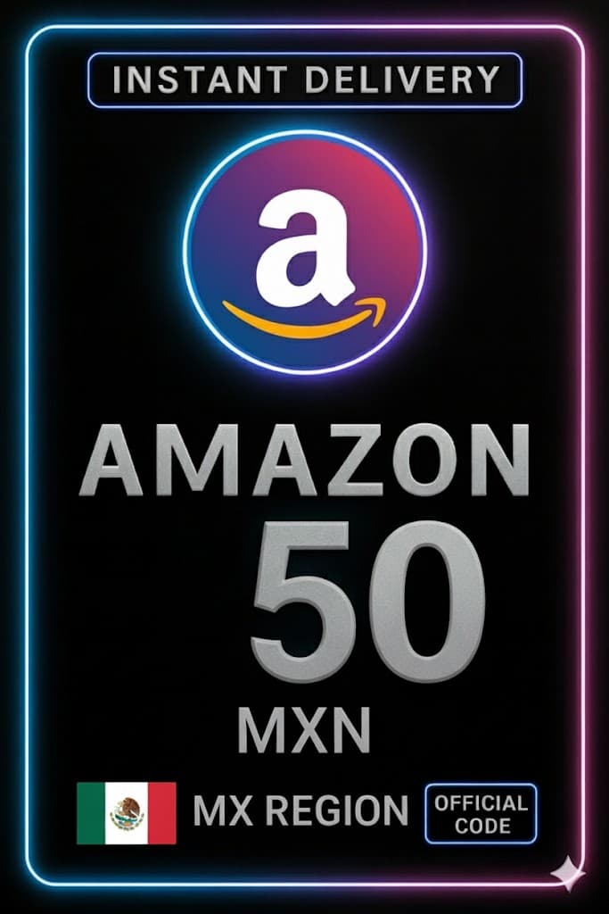 Ամազոն նվեր քարտ - Մեքսիկա 50 MXN