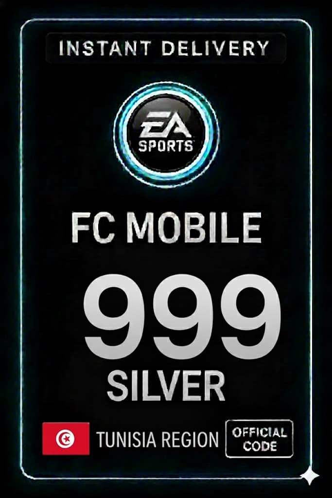 FC Mobile 999 արծաթ Նվեր Քարտ - Տունիս