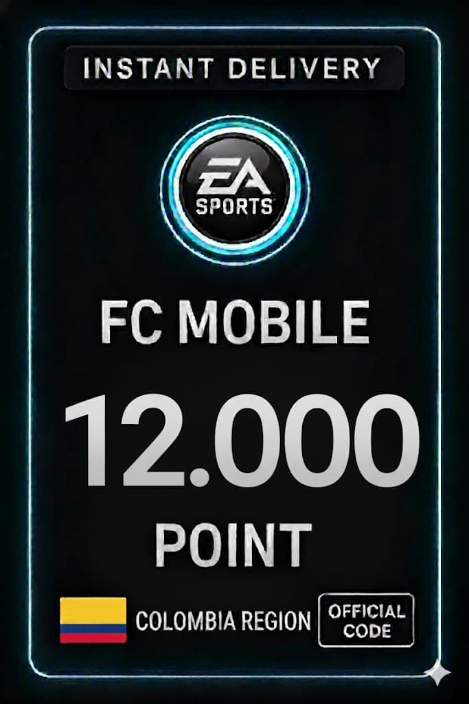 FC Mobile 12000 միավոր Նվեր Քարտ - Կոլումբիա