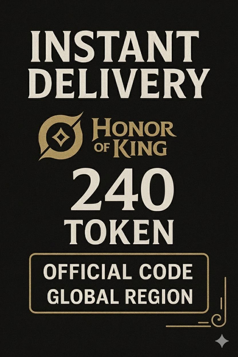 Honor of Kings 240 Tokens (Global)