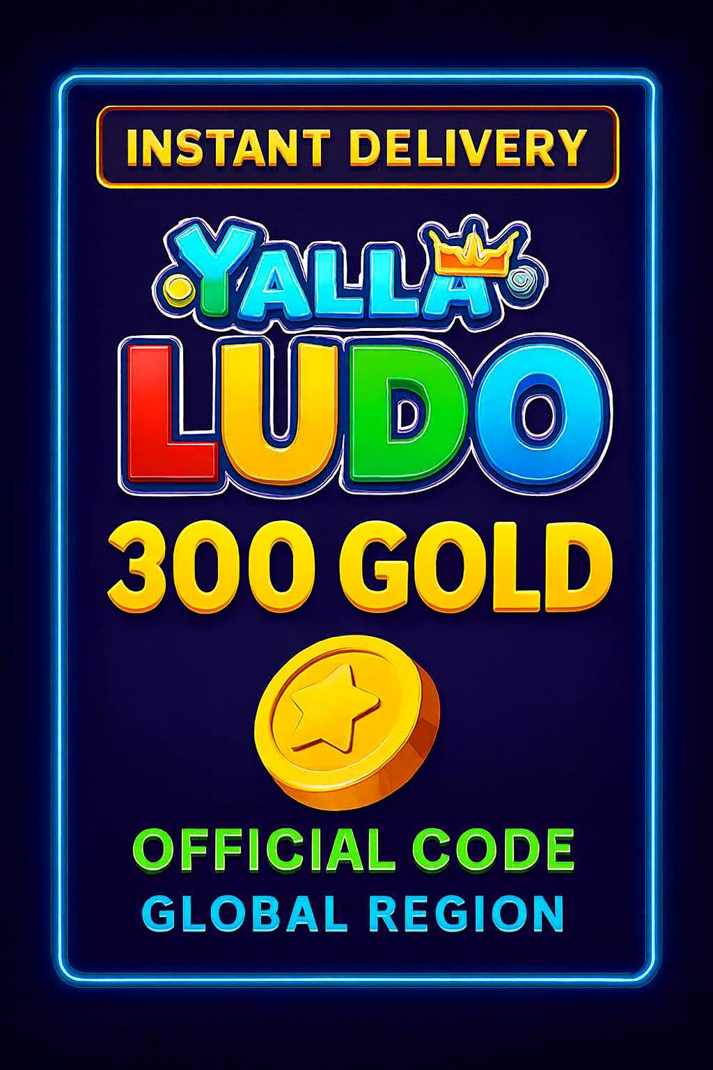 Yalla Ludo - USD 300 Kulta (INT)