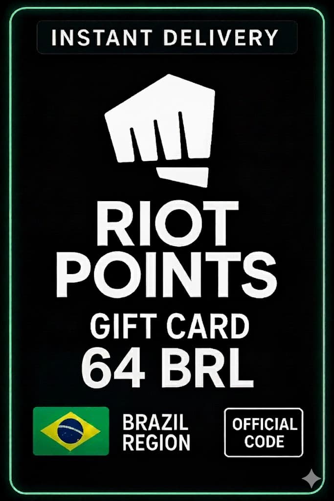Riot Points 64 BRL - (Brazílie)