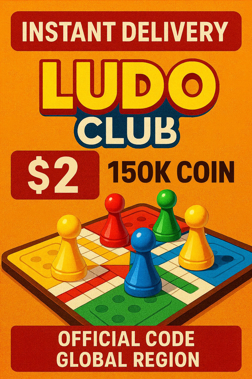 Ludo Club - 150K Xu (Toàn cầu)