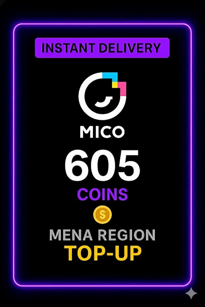 Mico Live - 605 Coins Top-Up (MENA)