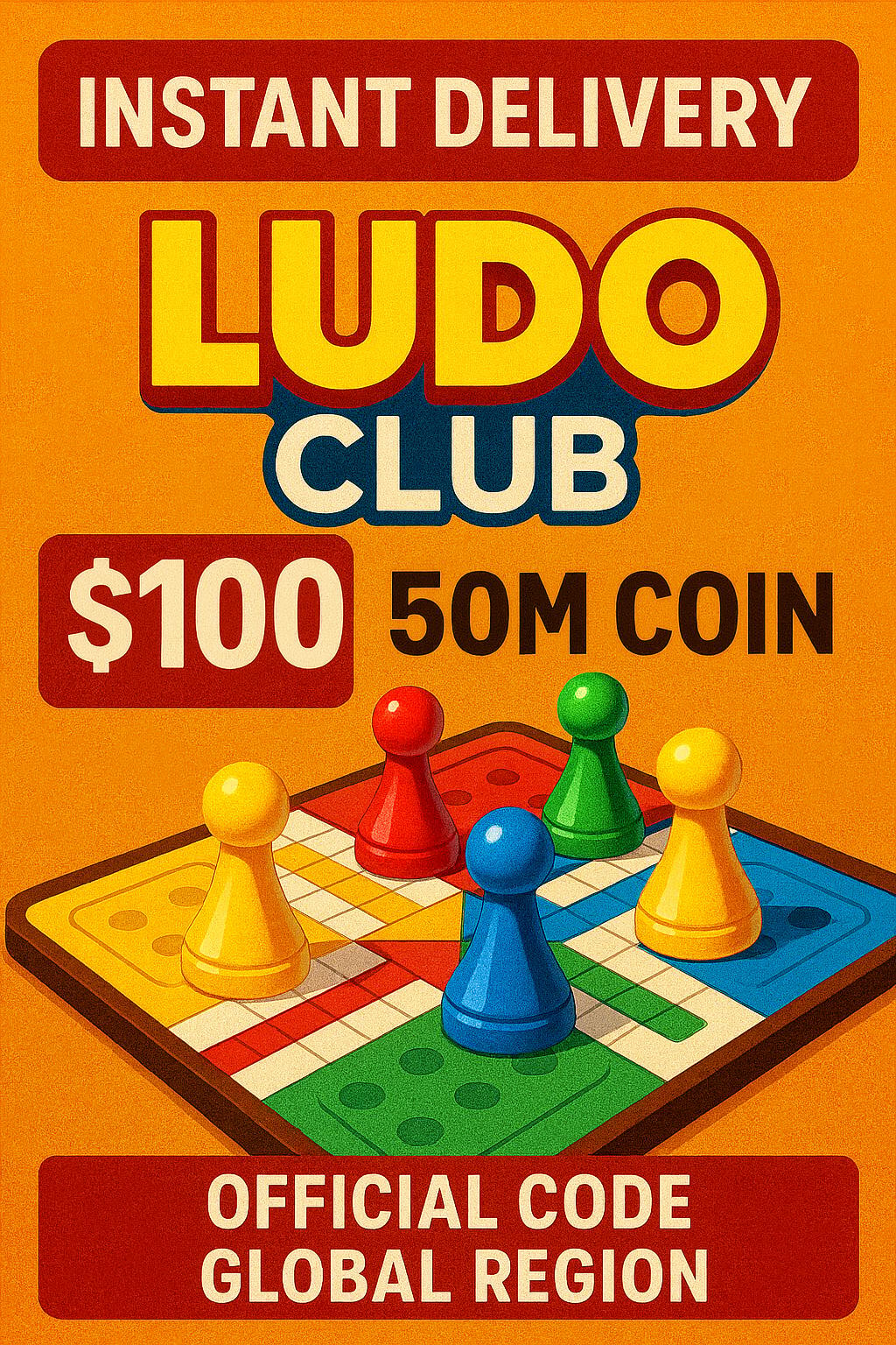 Ludo Club - 50M Coin (Toàn cầu)