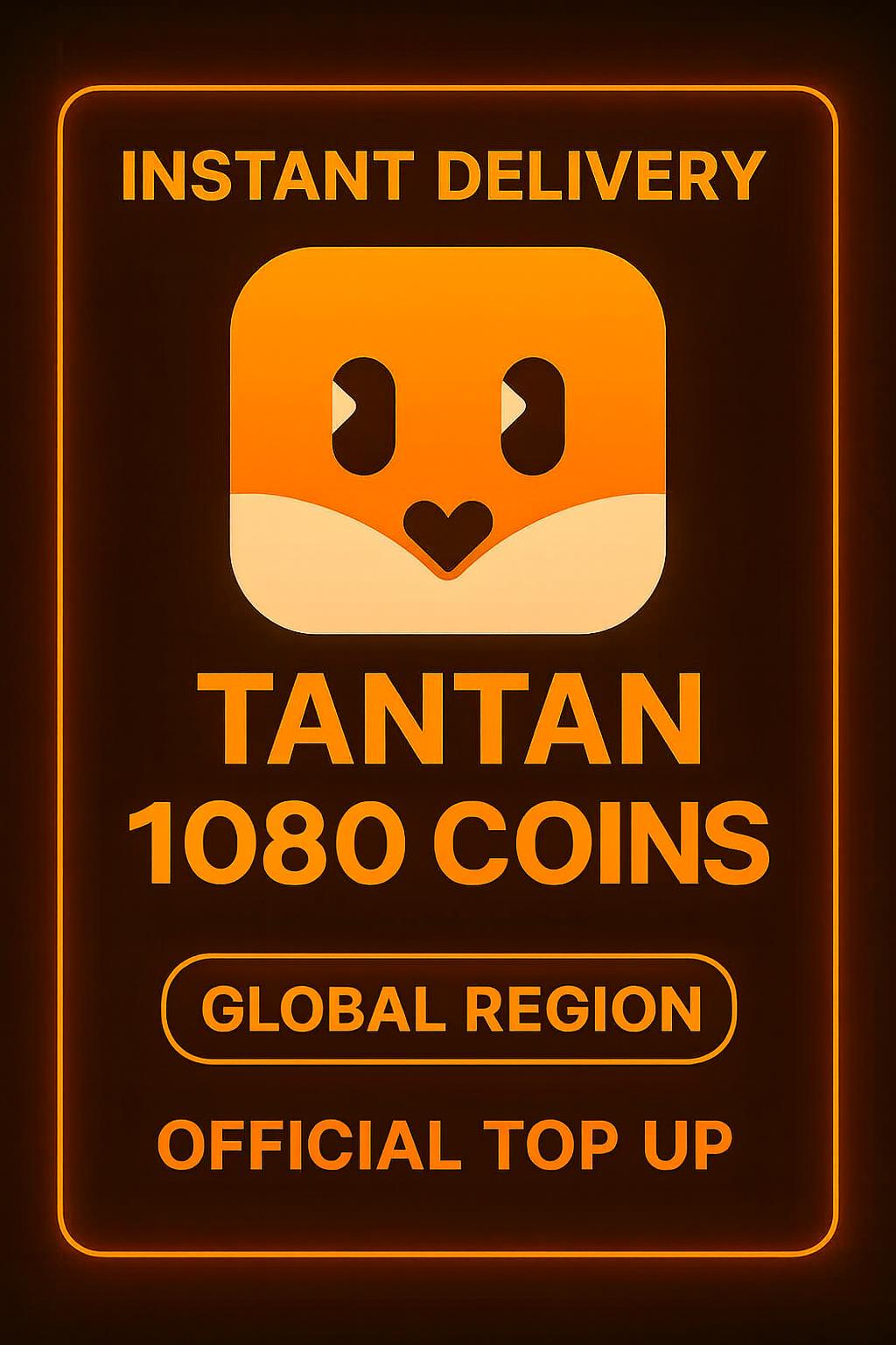 Tantan 1080 Coins Top-Up (Global)