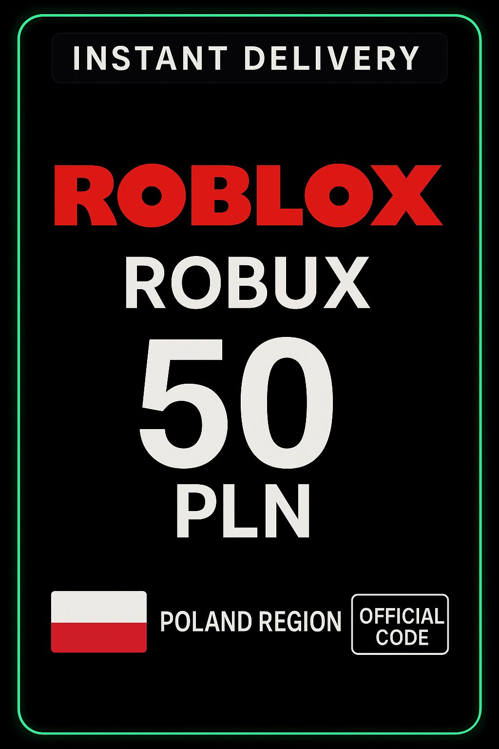 Roblox 50 PLN Game Card (PL)