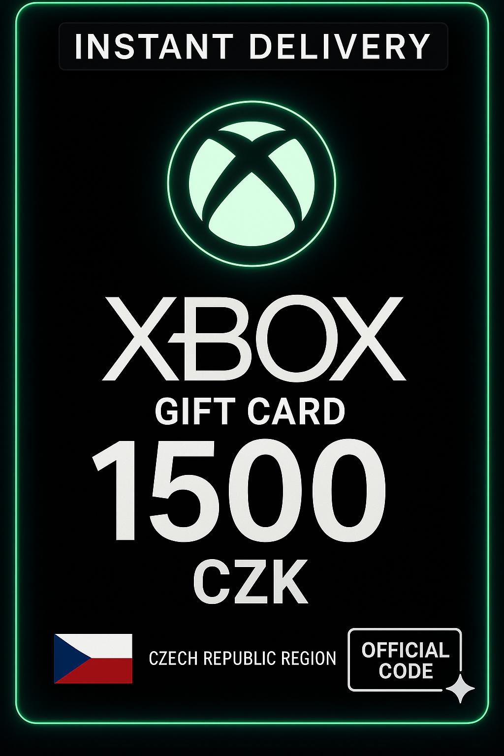 XBOX Live Card Чехія - 1500 CZK