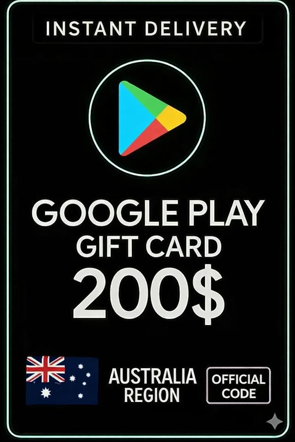 Google Play Gift Card - Australia AUD $ 200