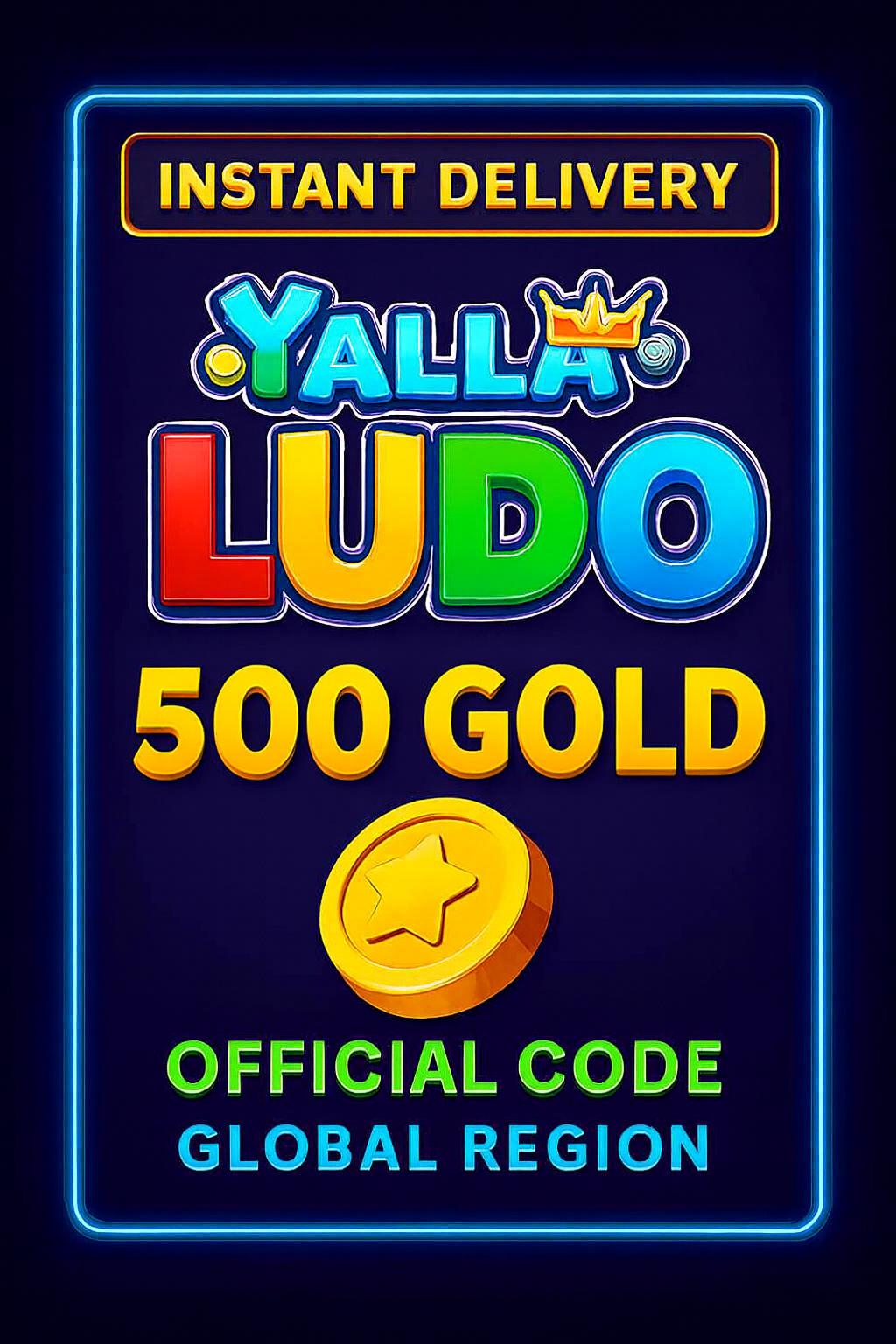 Yalla Ludo - 500 USD Kulta (INT)