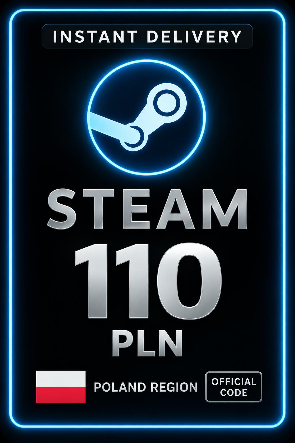 Steam Wallet 110 PLN - (Pologne)