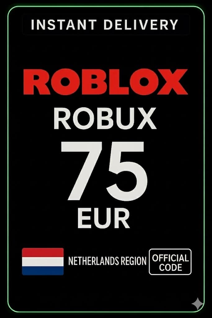 Roblox 75 EUR Game Card (NL)