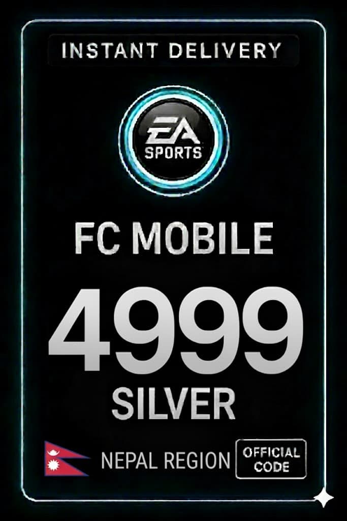 FC 모바일 4999 실버 기프트 카드 - 네팔