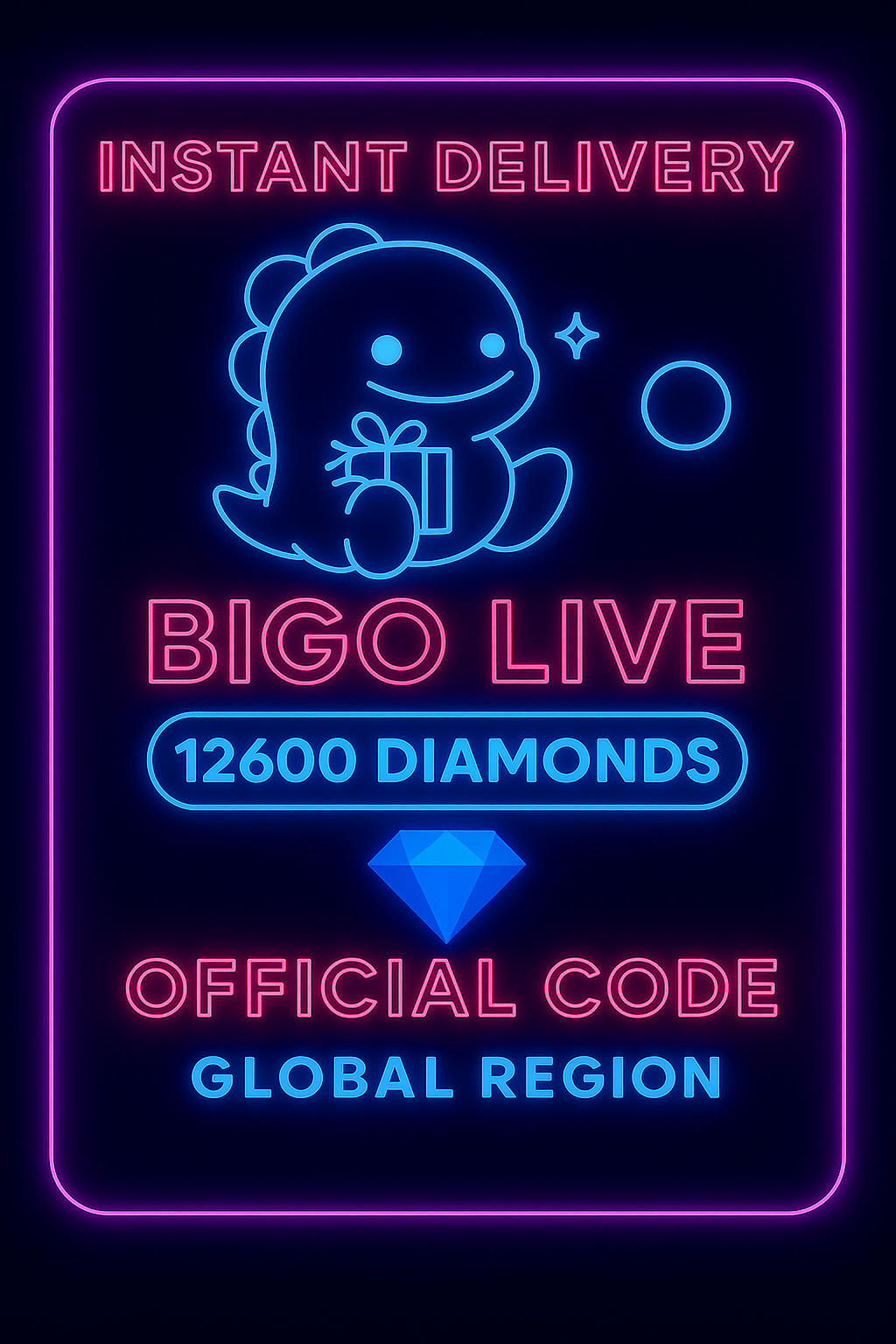 Bigo Live - 12600ダイヤモンド（グローバル）