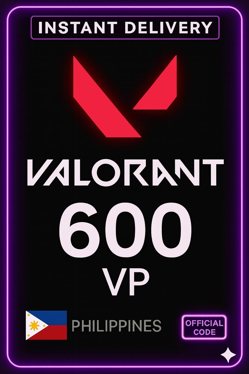 Valorant Points - 600 VP (Φιλιππίνες)
