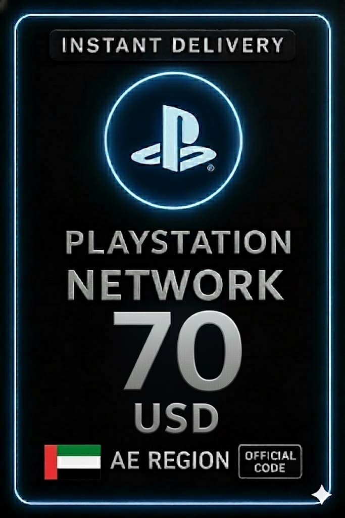 PSN карт 70 USD AE