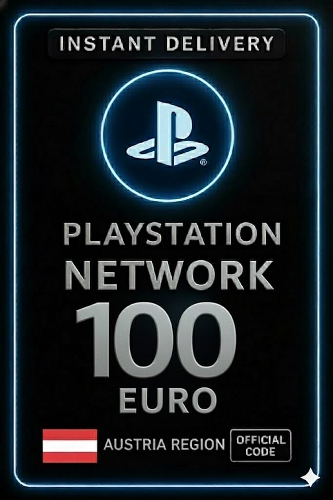 PlayStation PSN քարտ 100 եվրո (AT)