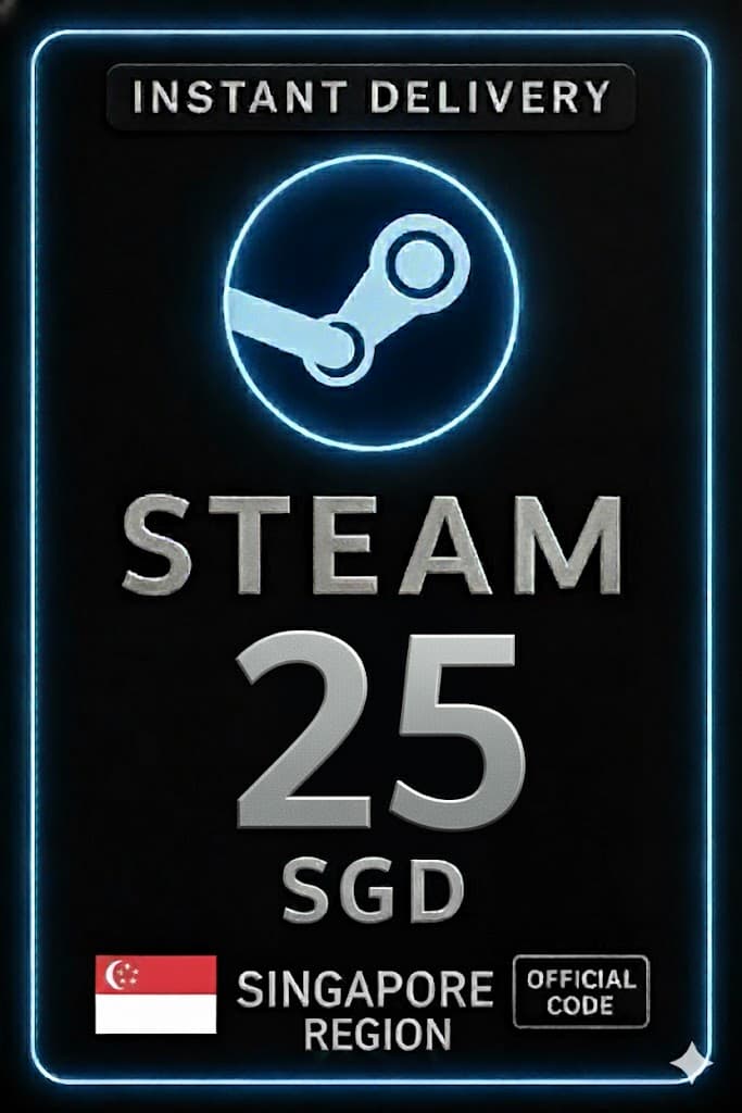 Code de portefeuille Steam Singapour 25 SGD