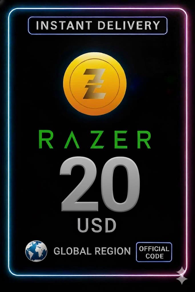 20 USD Razer Gold Global Pin