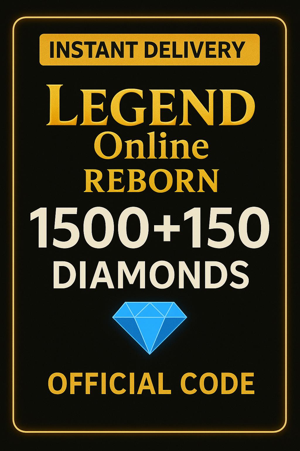 Legend Online 1500 + 150 Reborn Elmas