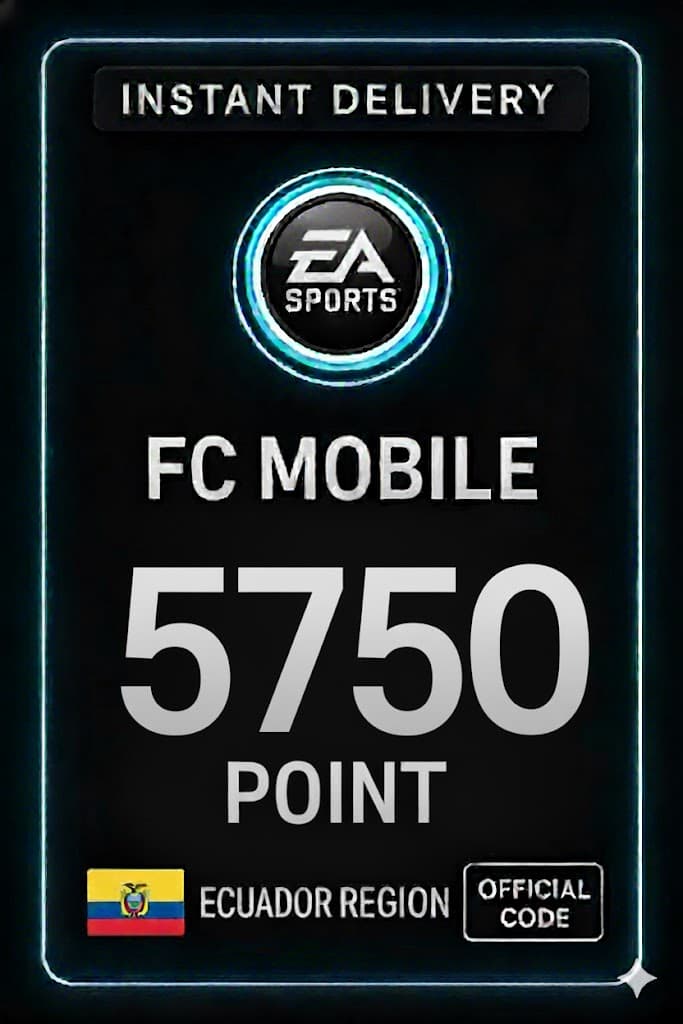 FC Mobile 5750 միավոր Նվեր Քարտ - Էկվադոր