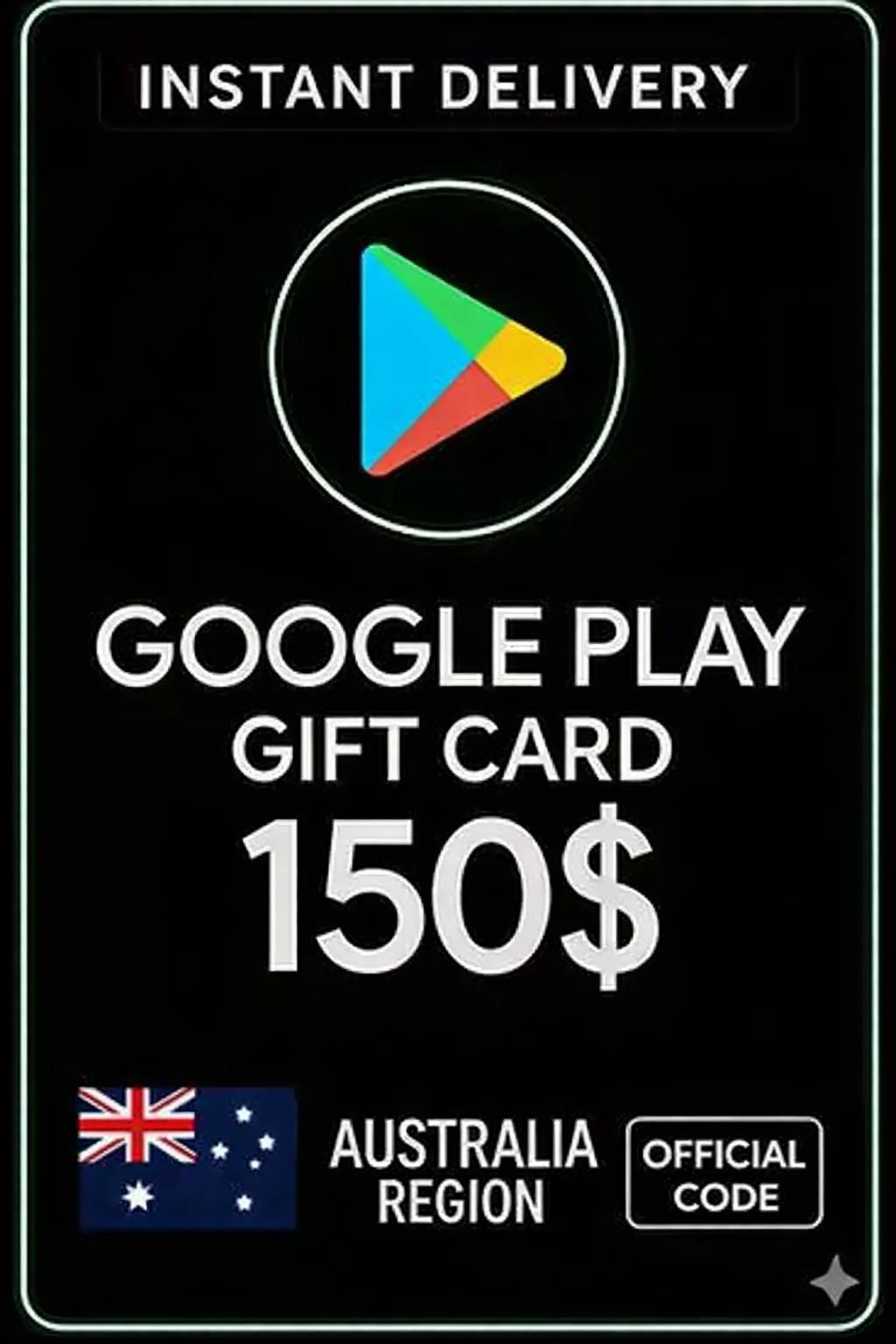 Google Play Gift Card - Australia AUD $ 150