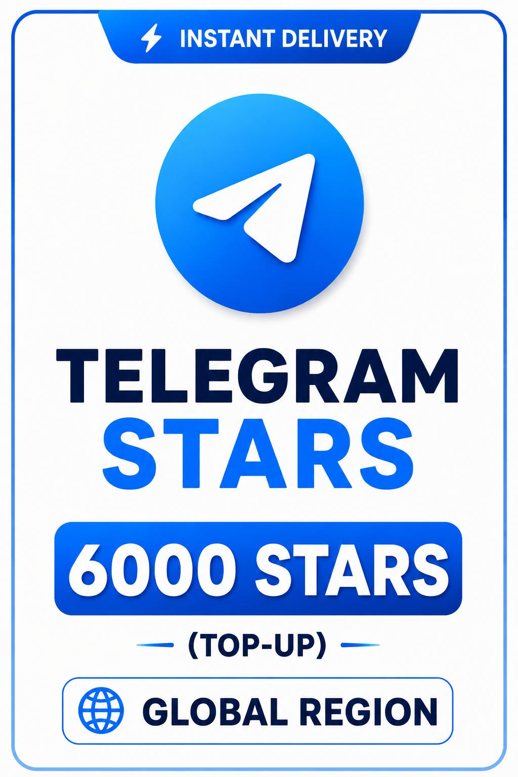 Telegram - 6000 Stars (Top-Up)