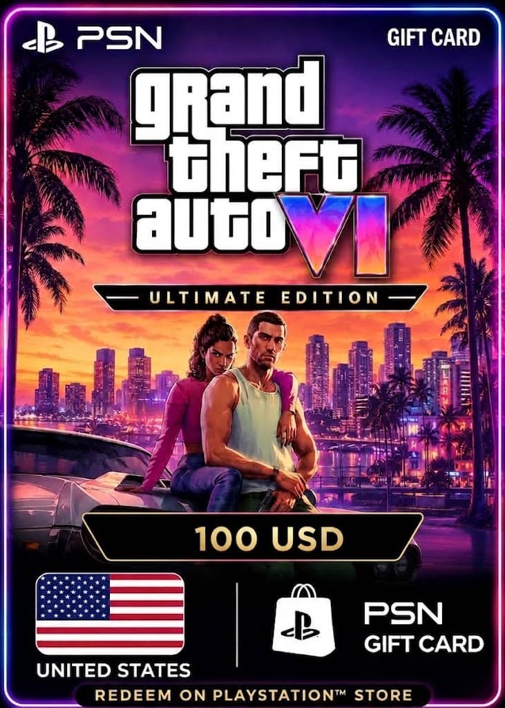 GTA 6: Ultimate Edition - PSN Gift Card 100 USD (United States)