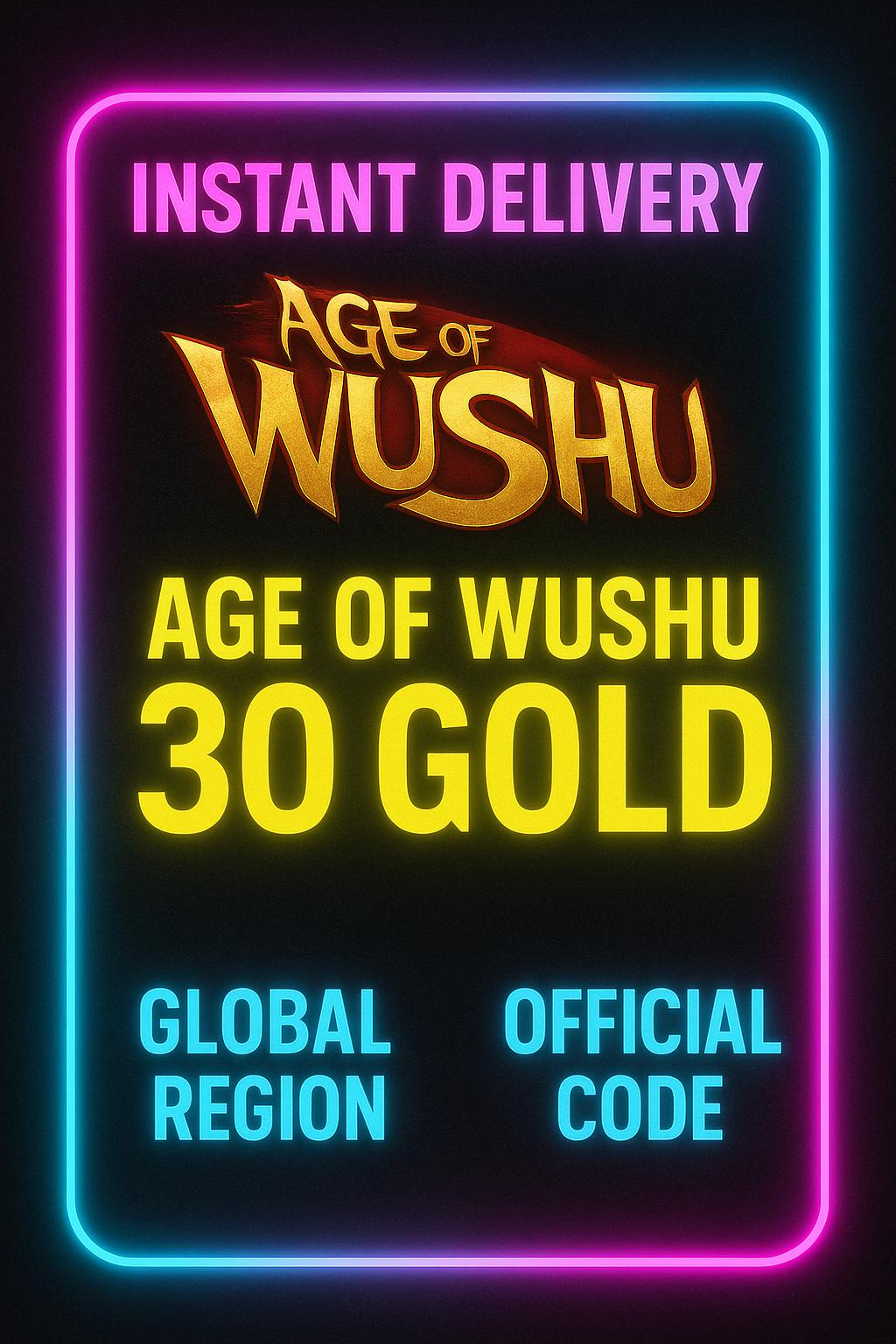 Age Of Wushu 30 Gold