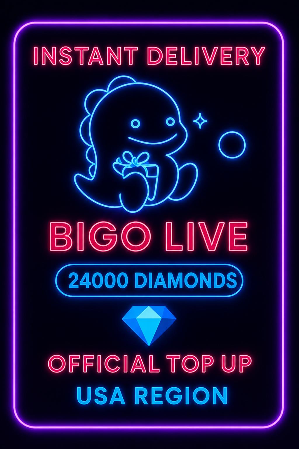 Bigo Live - 24000 Diamonds (Top-Up) (US)