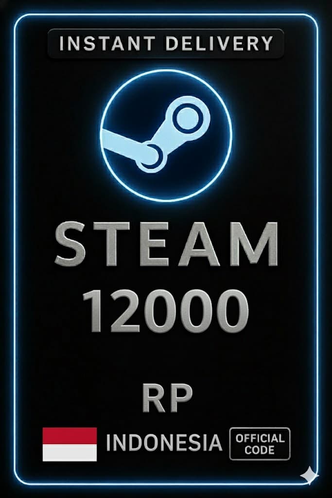 Steam Wallet Kód Indonézia Rp 12000