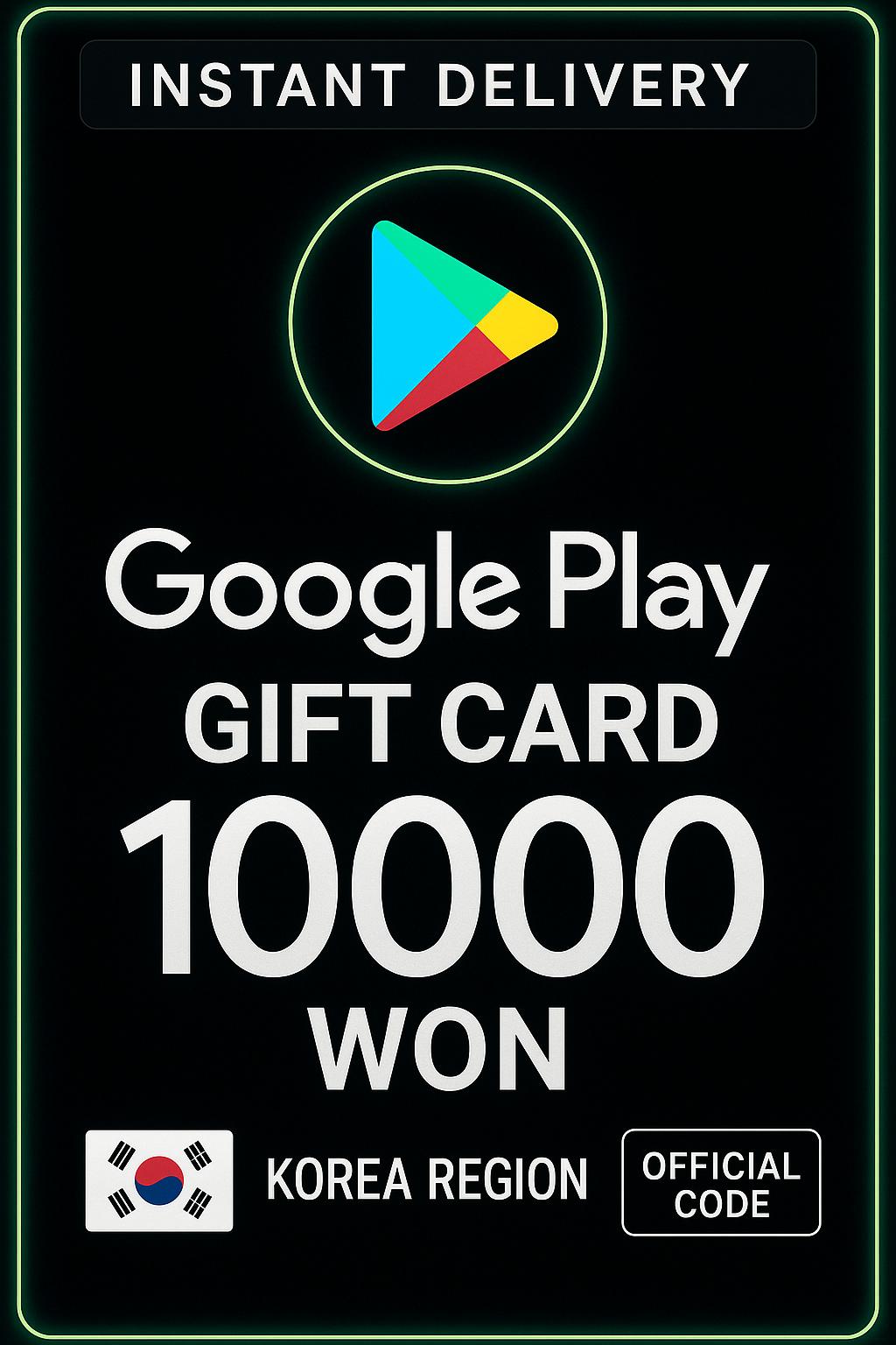 Google Play Gift Card - Korea WON 10000
