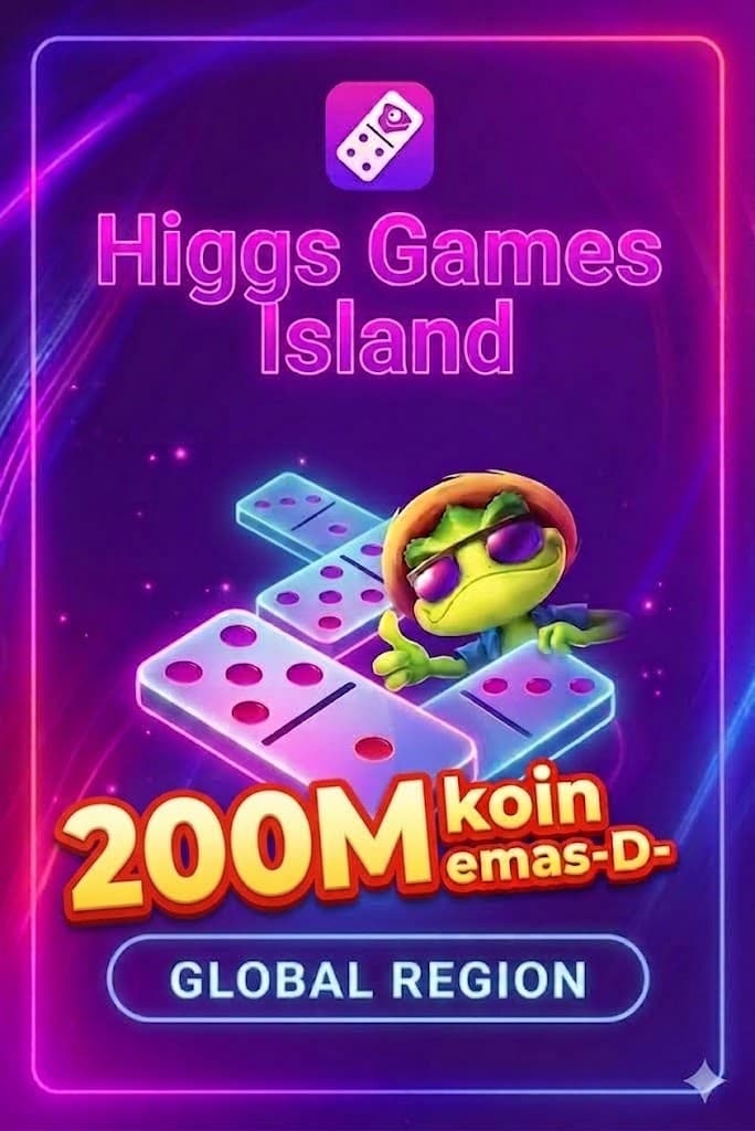 Higgs Games Island 200M Koin Emas-D - Top-Up