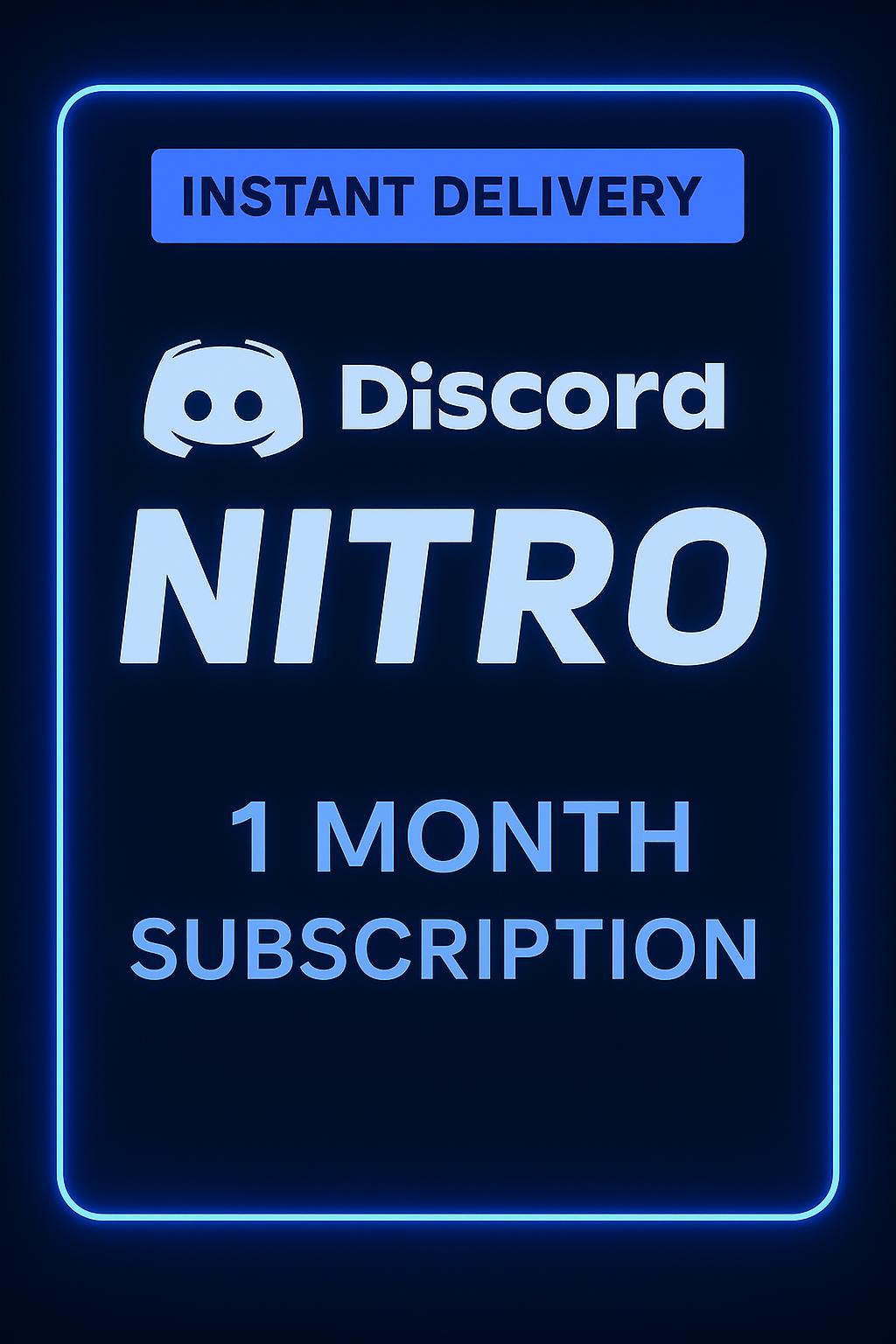 Discord Nitro - 1 Monat Abonnement