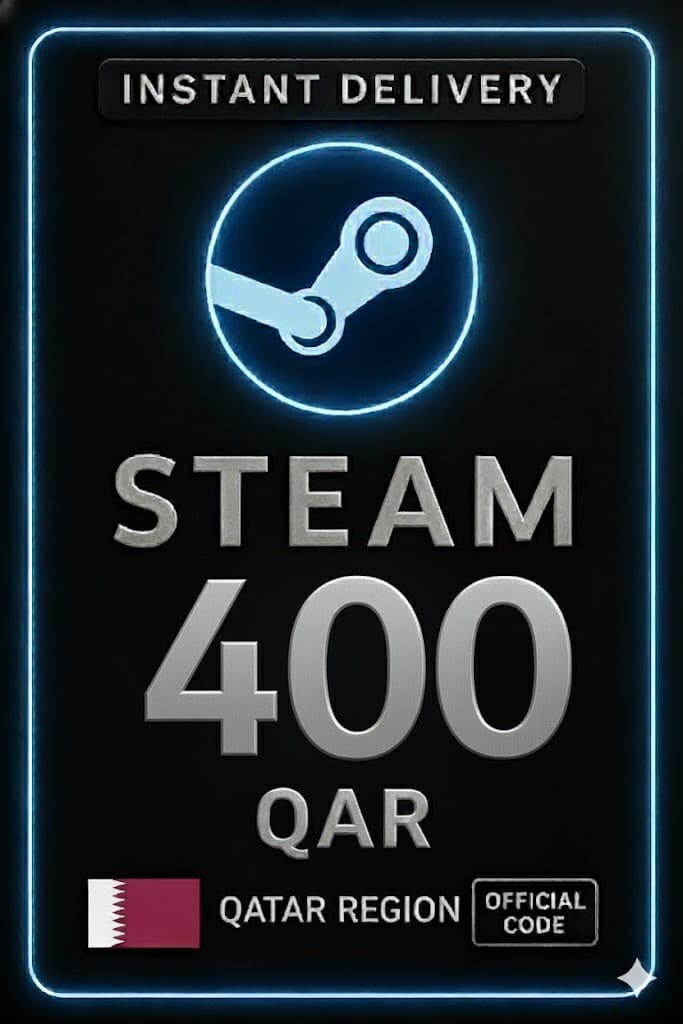 Code de portefeuille Steam 400 riyals qatariens