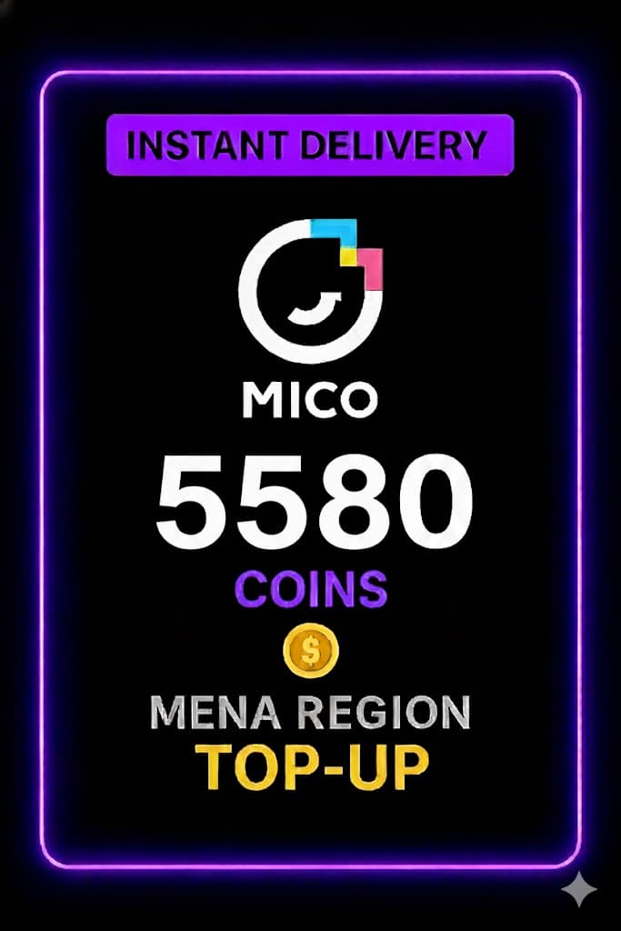 Mico Live - 5580 Coins Top-Up (MENA)
