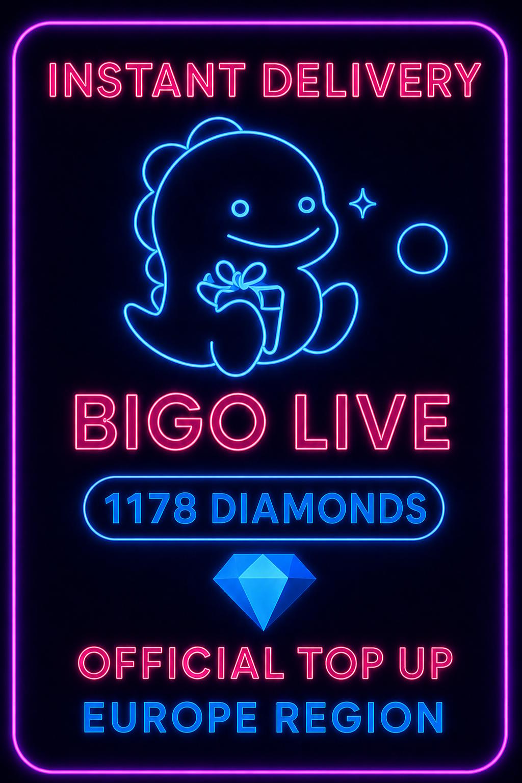 Bigo Live - 1178 Diamonds (Top-Up) (EU)