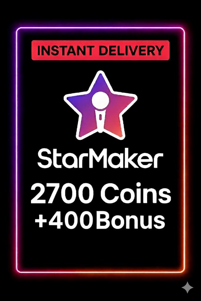 StarMaker 2700 mynt + 400 bónus
